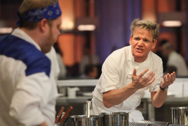 Cooking on hell's Kitchen is like social media